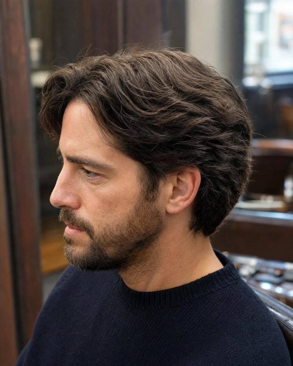 Illustrative men’s scissor-cut reference